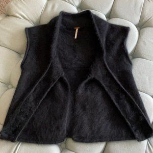Free People Angora Fur Vest
